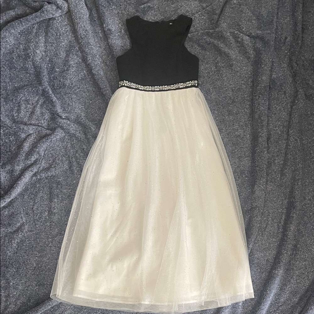 Black and White Formal Dress